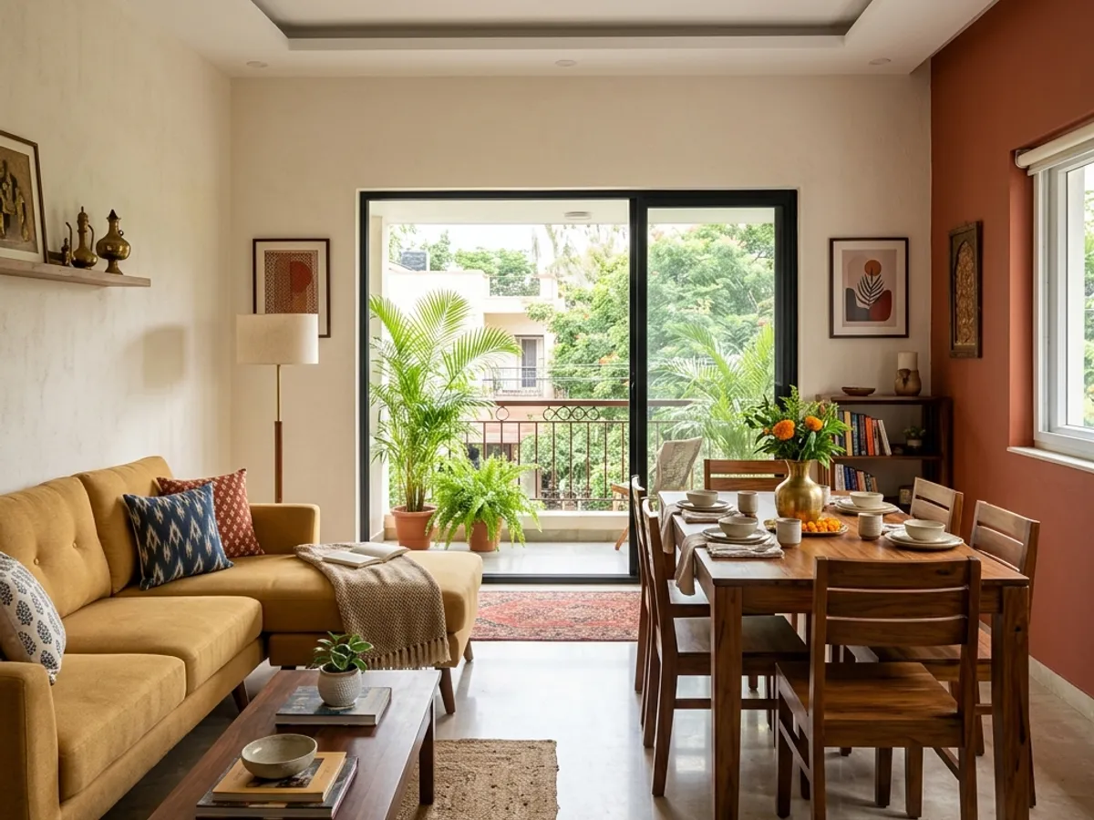 Finished renovated interior